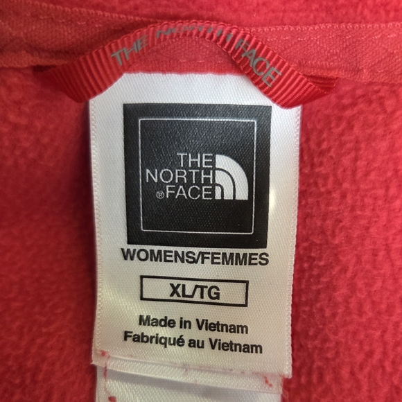 The North Face Pink Quarter-Zip Pullover Size XL - Picture 6 of 7